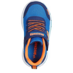 Pantofi sport băieți Skechers Play Scene Blue Navy — vedere de sus