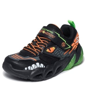 Pantofi sport băieți Skechers Skech-O-Saurus Lights 3.0 Negru - 400175LC/BKLM - lateral