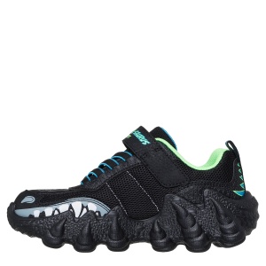 Pantofi sport băieți Skechers Skech-O-Saurus Lights Black — vedere din față