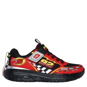 Pantofi sport băieți Skechers Skech Tracks Black Red Rosu