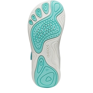 Pantofi sport barefoot fete Geox Foot-Run Girl Watersea Acid Green — talpa