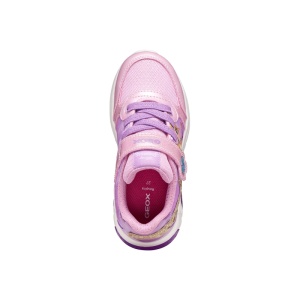 Geox Pantofi sport fete Fadinlight Pink Dk Lilac încălțăminte copii bigstep