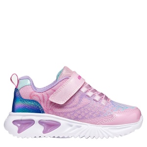 Pantofi sport fete Geox Assister Girl Pink Lilac