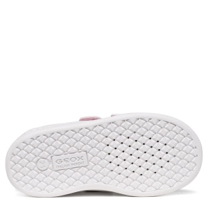 Pantofi sport fete Geox Eclyper Girl Optic White/Nude - B665MA/000BC/C1R8Z - talpă