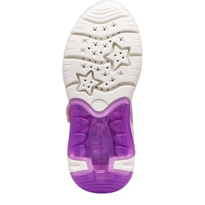 Pantofi sport fete Geox Fadinlight Pink Dk Lilac — talpa