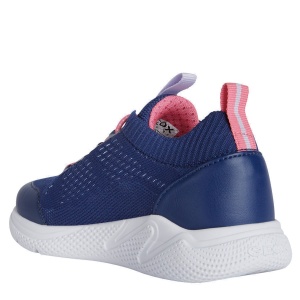 Pantofi sport fete Geox Sprintye G.B Navy Fuchsia - Img 2