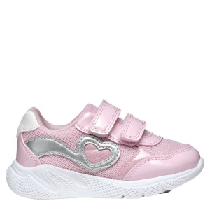 Pantofi sport fete Geox Sprintye Girl Pink Silver