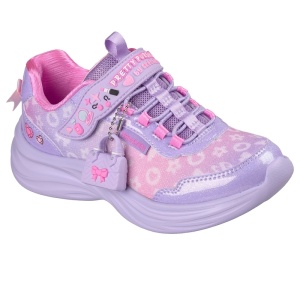 Skechers Pantofi sport fete Power Jams 2.0 Lavender Multi încălțăminte copii bigstep