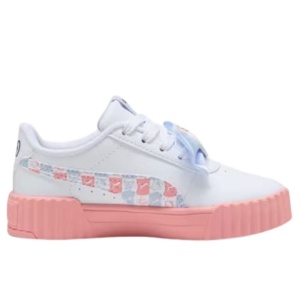 Pantofi sport fete Puma Carina 3.0 HK FR PS Whte Pink - Img 19
