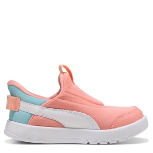 Pantofi sport fete Puma Courtflex v3 Sliptech Inf Pink — vedere laterală opusă