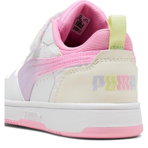 Pantofi sport fete Puma Rebound V6 LoComeOn — detaliu călcâi