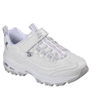 Pantofi sport fete Skechers D'lites Alb