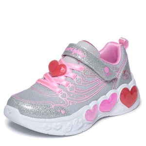 Pantofi sport fete Skechers Enchanted Heart Lights Multicolor - 303266LC/SMLT - lateral
