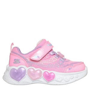 Pantofi sport fete Skechers Enchanted Heart Lights Roz