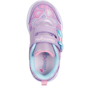 Pantofi sport fete Skechers Heart Lights Boogie Land Lavender - Img 4