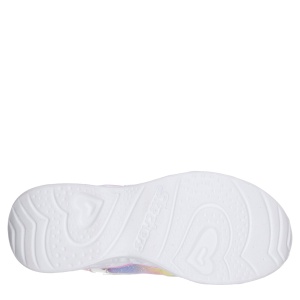 Pantofi sport Fete Skechers Heart Lights Rainbow Lux Silver Multi - Img 5