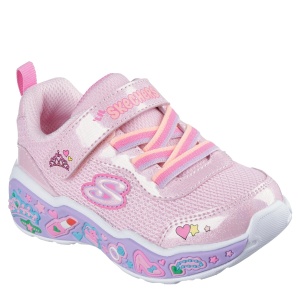 Pantofi sport fete Skechers Play Scene Fun Squad Light Pink — vedere în perspectivă
