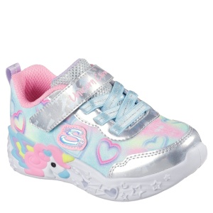 Pantofi sport fete Skechers Unicorn Charmer Silver Multi - Img 2