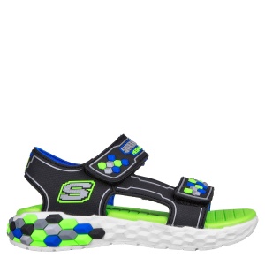 Sandale băieți Skechers Mega Splash 2.0 Cuboshore Black Lime