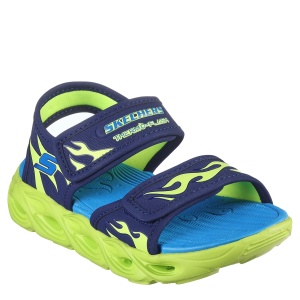 Sandale băieți Skechers Thermo Splash Hide Tide Navy Lime - 69060