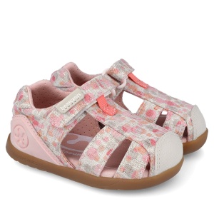 Sandale barefoot fete Biomecanics Beige - Img 2