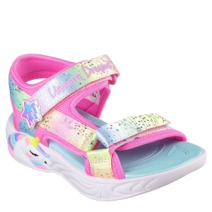 Sandale fete Skechers Unicorn Dreams Pink Multi - Img 2