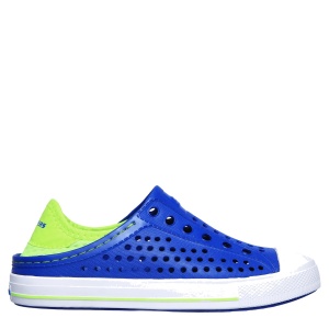 Sandale plajă Băieți Skechers Guzman Steps Blue Lime