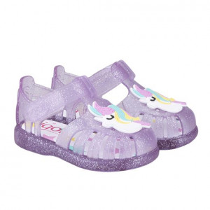 Igor Sandale plaja Fete Tobby Gloss Unicornio Malva Glitter incaltaminte copii bigstep
