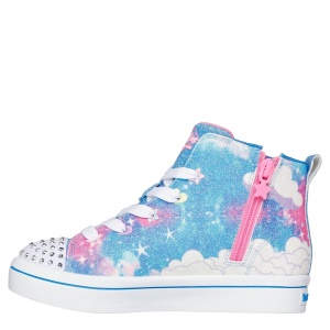 Teniși fete Skechers Twi Lites Unicorn Kitty Blue - Img 3