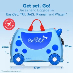 Trunki valiza copii DOUGIE - Catelul 0083-GB01 accesorii copii bigstep