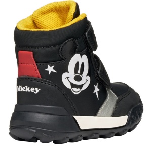 Apreschi impermeabil băieți Geox Trekkyup Boy B Abx Black Red — vedere din față