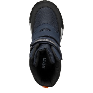 Apreschi impermeabil băieți Geox Trekkyup Boy B Abx Navy Silver — vedere de sus