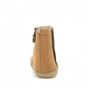 Kickers  Cizme imblanite baieti 739127 Socool Cho Camel