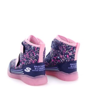 Cizme imblanite fete Illumi Brights Navy - Img 15