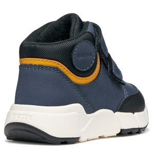 Ghete baieti Flexyper Mini Boy Denim/Orange - B666GA/0MEBC/C4J2T - unghi 3/4
