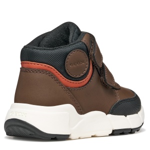 Ghete baieti Flexyper Mini Boy Dk Brown/Brick - B666GA/0MEBC/C6R6B - unghi 3/4
