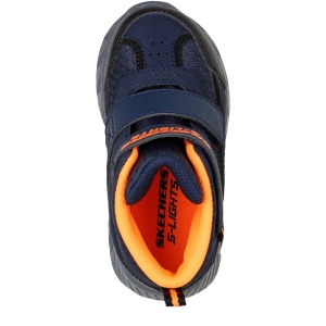 Ghete băieți Skechers Magna Lights Frosty Fun Navy Black - Img 4