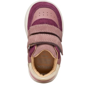 Ghete fete Geox Biglia Rose Smoke Dk Purple — vedere de sus