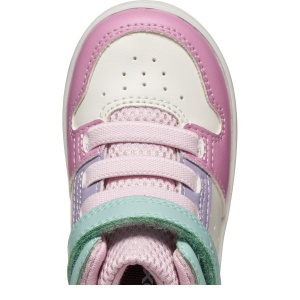 Ghete fete Geox Eclyper White Dk Pink - B465MA/000BC/C1364 - detaliu