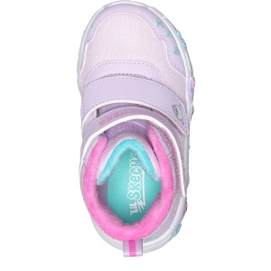 Ghete fete Skechers Play Scene Lila - 303163N/LVMT - branț