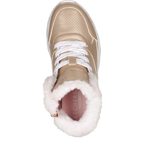 Ghete fete Skechers Uno Lite Gold Pink - Img 4
