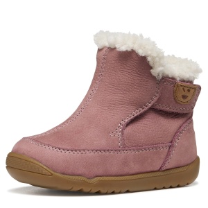 Ghete imblanite fete Macchia Girl Dk Pink Nubuc - B664PC/00033/C8006 - interior