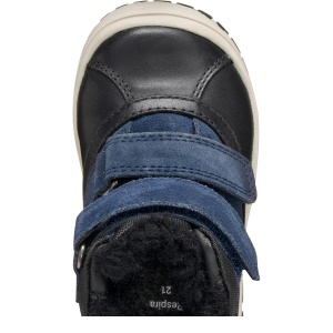 Ghete îmblănite impermeabile băieți Geox Omar WPF Black Navy - B462DC/04322/C4429 - detaliu