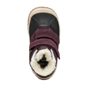 Geox Ghete imblanite impermeabile fete Omar WPF Black Dk Purple B462LC-022FU-C9228 incaltaminte copii bigstep