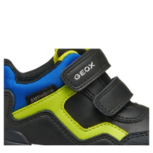 Ghete impermeabile băieți Geox Trekkyup Boy B Abx Black Fluo Green - B566LB/0MEFU/C9299 - detaliu