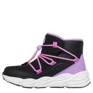 Ghete impermeabile fete Skechers Turbo Tread Black Multi — vedere din față