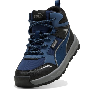 Ghete Water Resistant băieți Puma Evolve Trail PS Persian Blue Cool Dark Grey — vedere în perspectivă