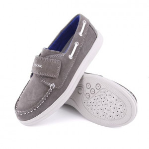 Mocasini baieti Anthor BF Grey White - Img 4