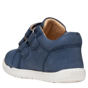 Pantofi băieți Geox Macchia Navy — vedere din spate
