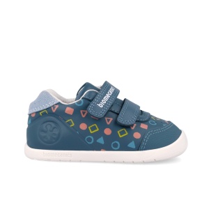 Biomecanics Pantofi barefoot baieti 262166-A556 Petrol încălțăminte primii pasi bigstep